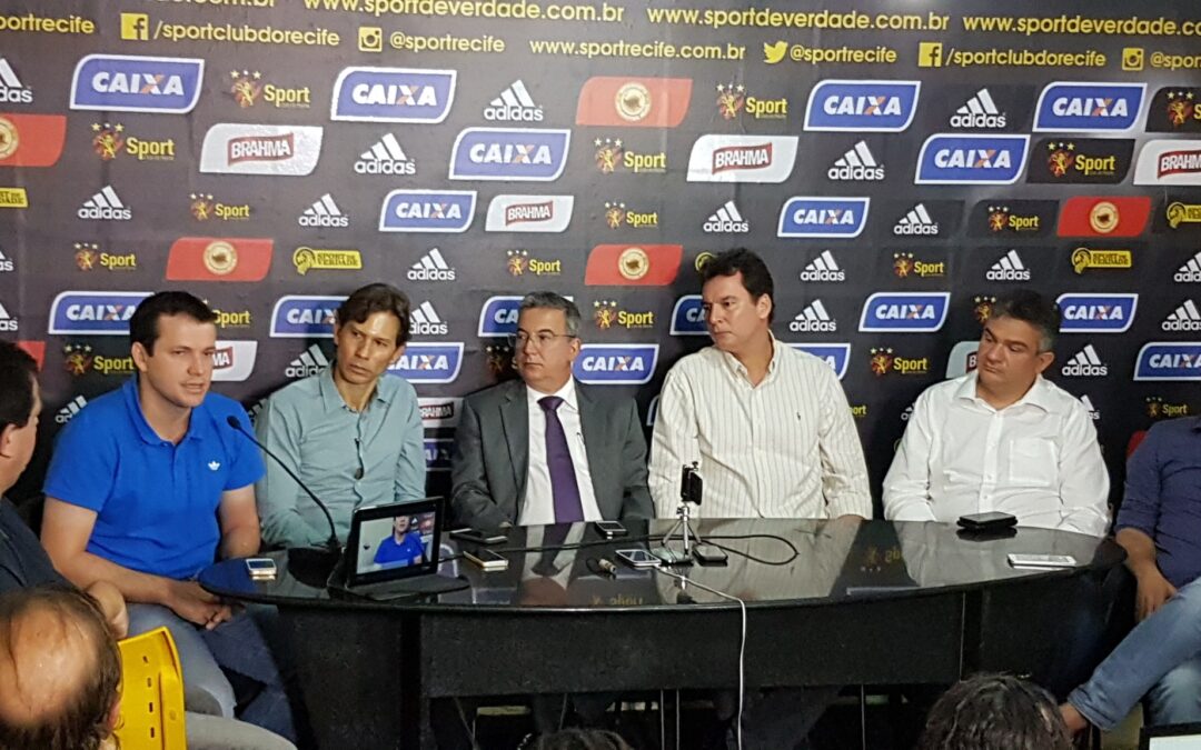 SPORT APRESENTA EXECUTIVO DE FUTEBOL E TÉCNICO DANIEL PAULISTA