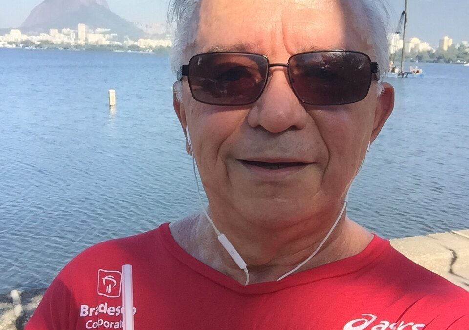 AMIGO DO BLOG TREINANDO NA LAGOA RODRIGO DE FREITAS