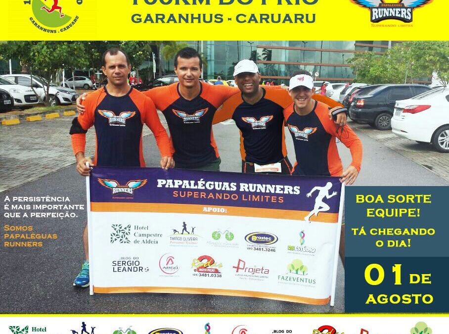 PAPALÉGUAS RUNNERS SUPERANDRO LIMITES NO 100 KM DO FRIO