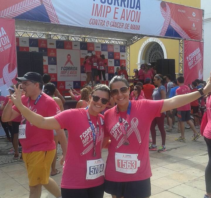 AMIGAS DO BLOG E DA O2 MEDLEY NA 1ª CORRIDA IMIP E AVON CONTRA O CÂNCER DE MAMA
