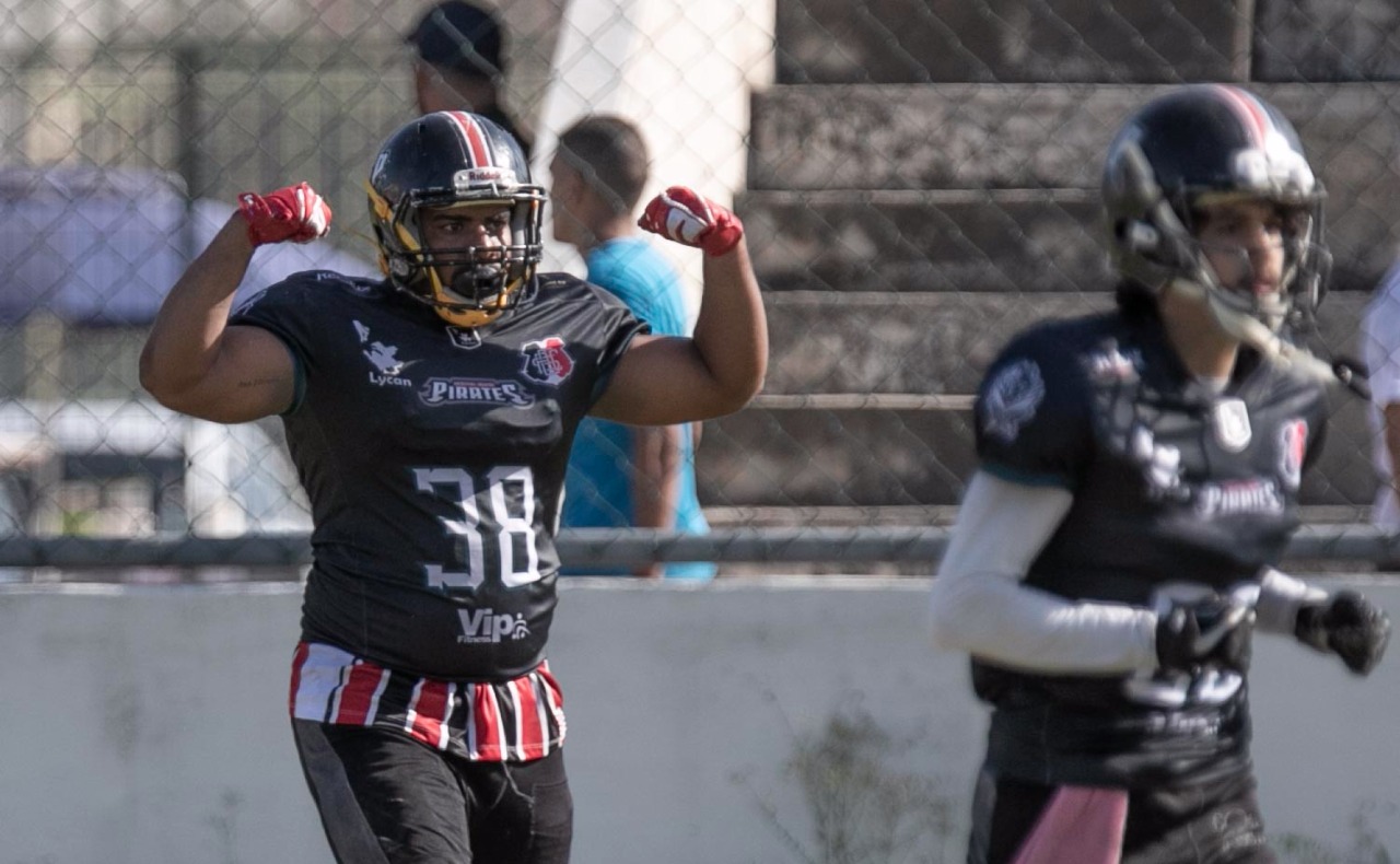 SANTA CRUZ PIRATES MANTÊM INVENCIBILIDADE NA LIGA NORDESTE DE FUTEBOL AMERICANO
