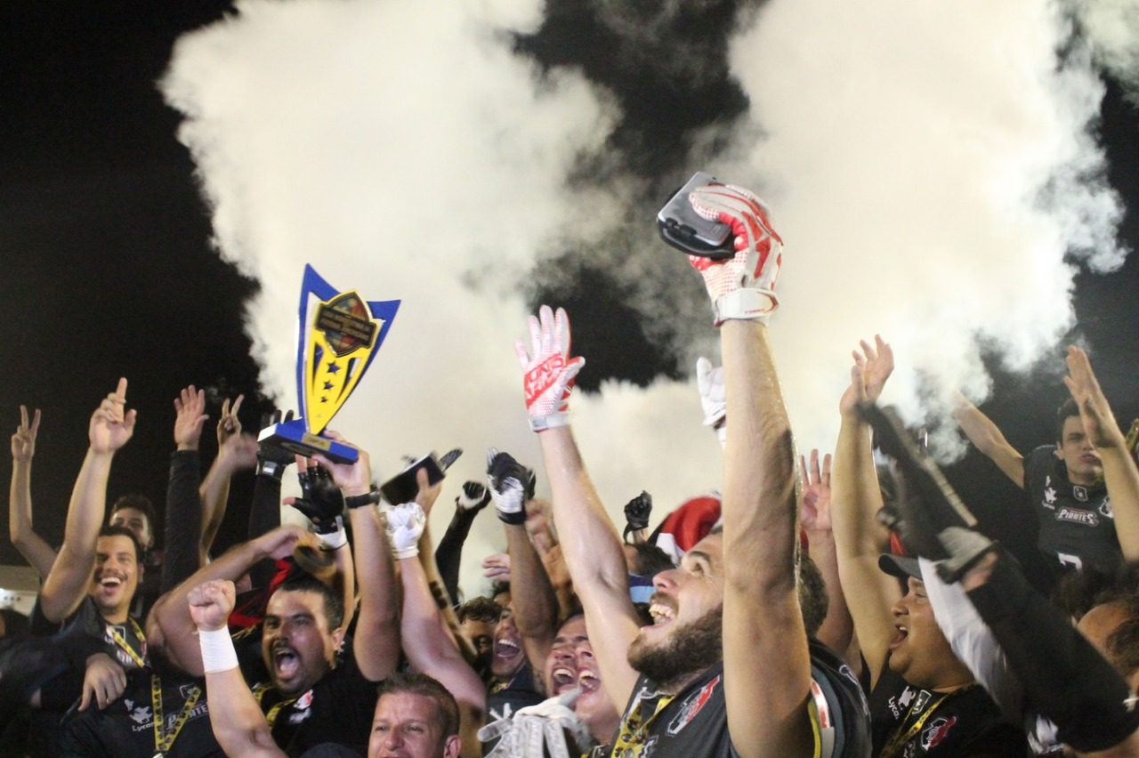 SANTA CRUZ PIRATES É CAMPEÃO INVICTO DA LIGA NORDESTE DE FUTEBOL AMERICANO