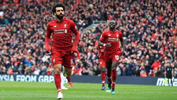 COM GOLAÇO DE MOHAMED SALAH LIVERPOLL VENCE CHELSEA E VOLTA A LIDERANÇA DO INGLÊS